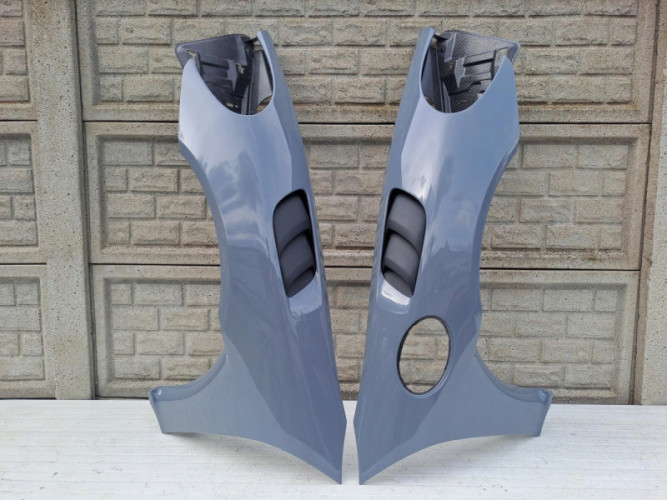 PORSCHE 718 CAYMAN GT4 RS CARBON BŁOTNIK PRAWY 9GT821018 LEWY 9GT821017 - (14504737993)
