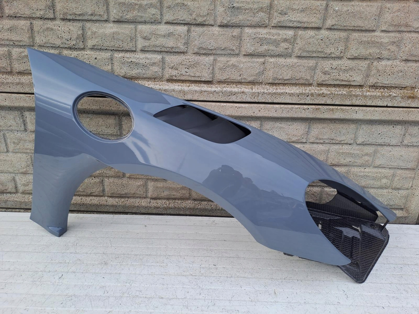 PORSCHE 718 CAYMAN GT4 RS CARBON BŁOTNIK PRAWY 9GT821018 LEWY 9GT821017 - (14504737993)