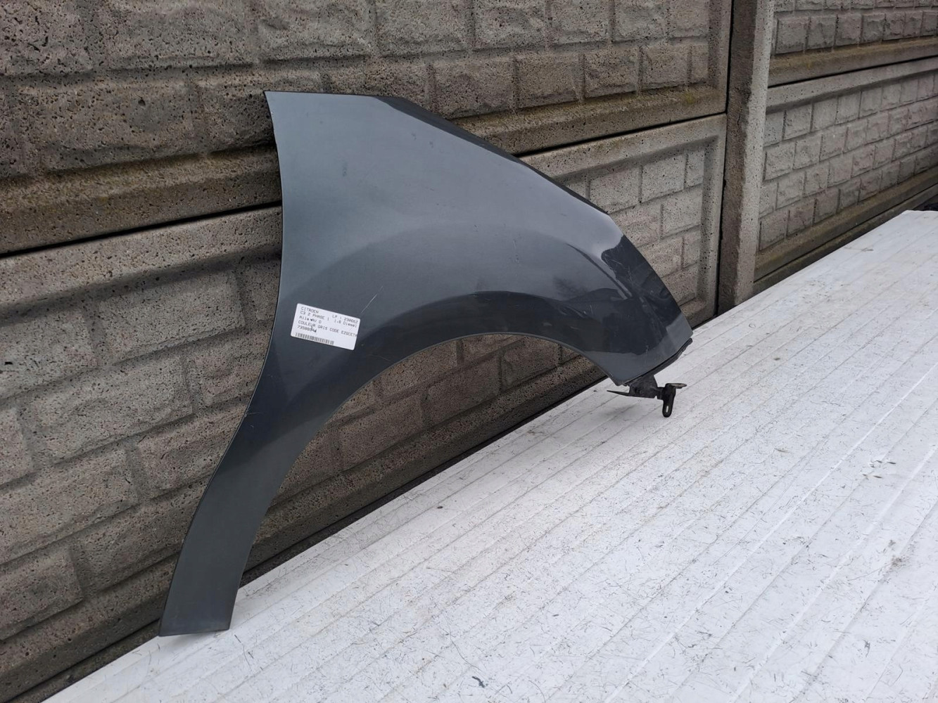 CITROEN C3 DS3 09-18 BŁOTNIK PRAWY PRZEDNI - (14883353077)