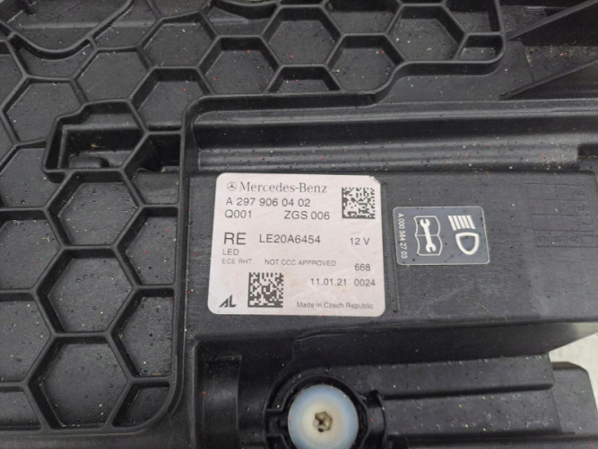 LAMPA PRAWA LEWA MERCEDES W297 EQS A 297 906 03 02/A 297 906 04 02 - (17136756985)