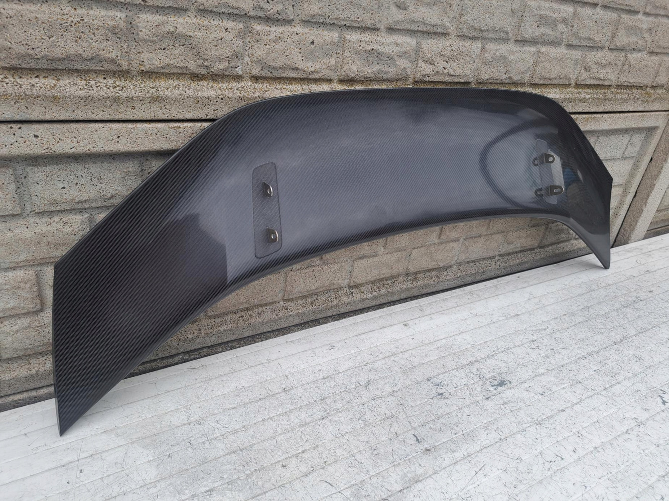 PORSCHE 718 CAYMAN GT4 RS CARBON SPOILER TYŁ - (17196210818)