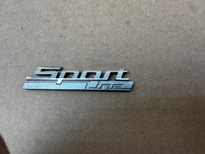 BMW SPORT LINE CHROM EMBLEMAT ZNACZEK ORYGINAŁ - (17320033446)