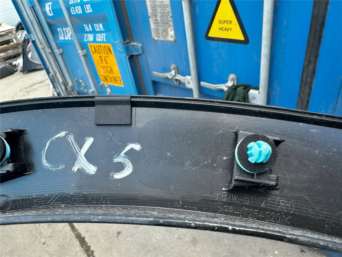 MAZDA CX 5 LISTWA NAKŁADKA BŁOTNIK PRAWY PRZÓD ORYGINAŁ (17347472253)