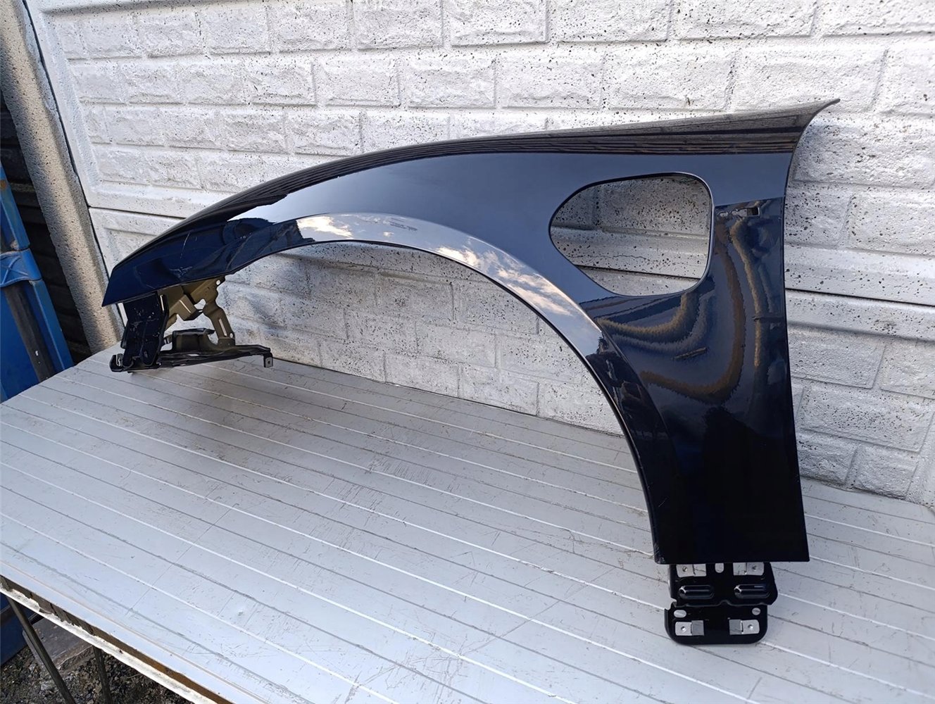 PORSCHE TAYCAN TURBO SPORT BŁOTNIK PRZEDNI LEWY ORYGINAŁ (17351042556)