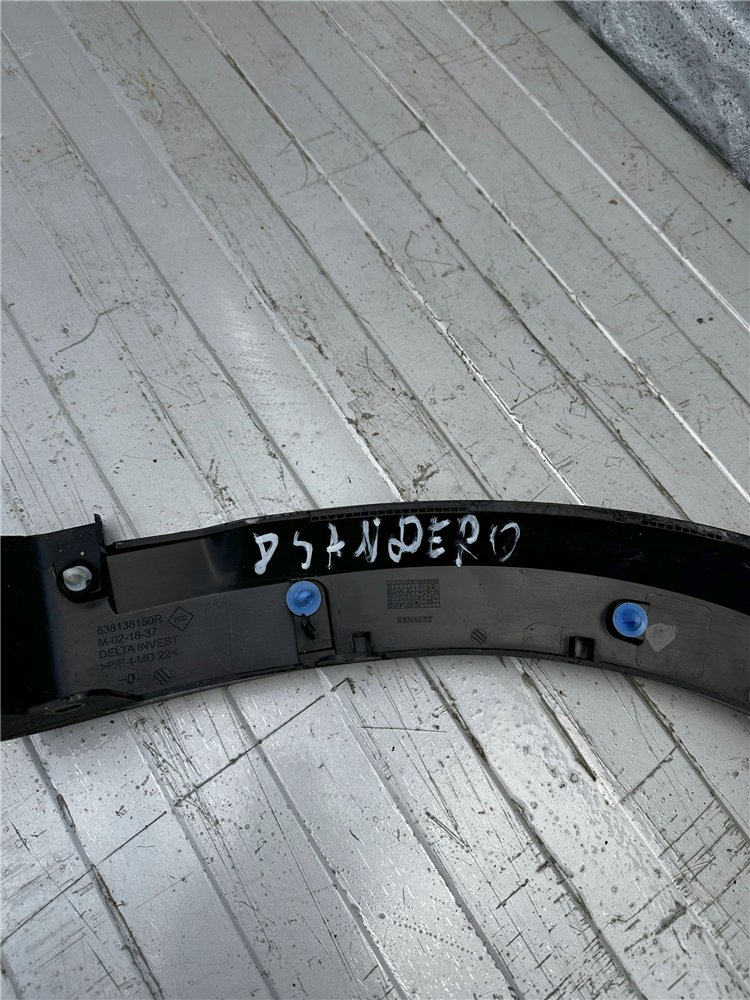 DACIA SANDERO LISTWA NAKŁADKA BŁOTNIK LEWY PRZÓD ORYGINAŁ (17353382268)