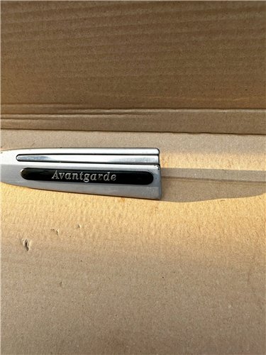 Mercedes E Klasa W211 LISTWA BŁOTNIKA LEWY PRZÓD AVANTGARDE ORYGINAŁ (17389371152)