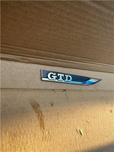 ZNACZEK NAPIS LOGO EMBLEMAT PRAWY GTD VW GOLF VII ORYGINAŁ (17389426052)
