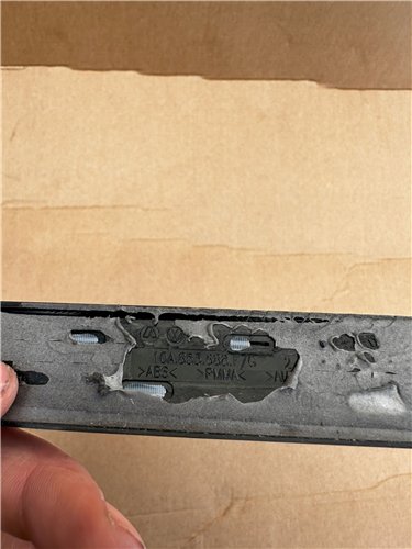 VW ID.3 ID3 PURE LISTWA EMBLEMAT LOGO NA BŁOTNIK PRAWY PRZÓD /G ORYGINAŁ (17392784590)