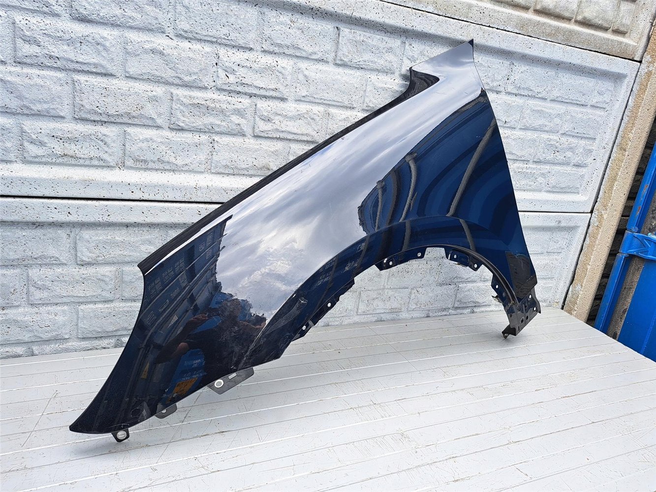 PORSCHE CAYENNE LIFT 7P5 15- BŁOTNIK LEWY ORYGINAŁ (17434425174)