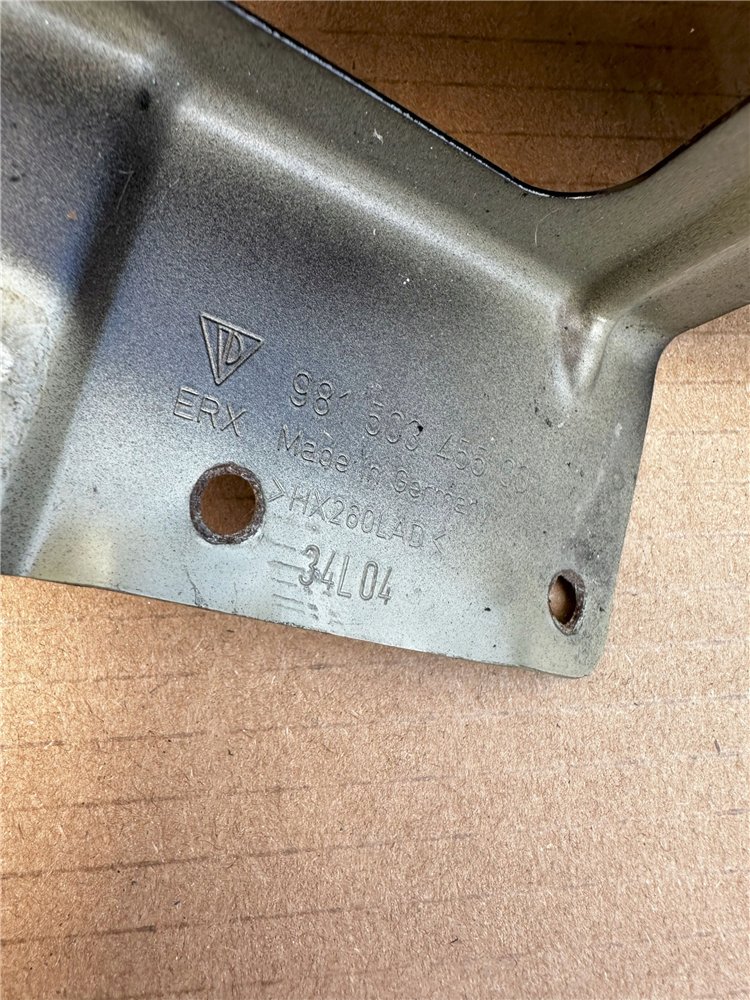 WSPORNIK błotnika PORSCHE 718 CAYMAN 982 LIFT LEWY PRZÓD PRZEDNI ORYGINAŁ (17444139386)