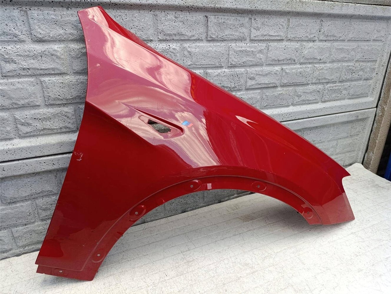 BMW X3 X4 F25 F26 BŁOTNIK PRZEDNI PRAWY ORYGINAŁ (17550054647)