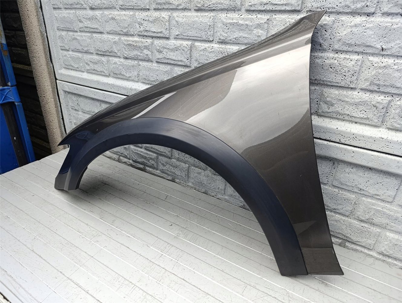 AUDI A6 C7 ALLROAD 4G0 11-17 BŁOTNIK LEWY PRZEDNI ORYGINAŁ (17557886436)