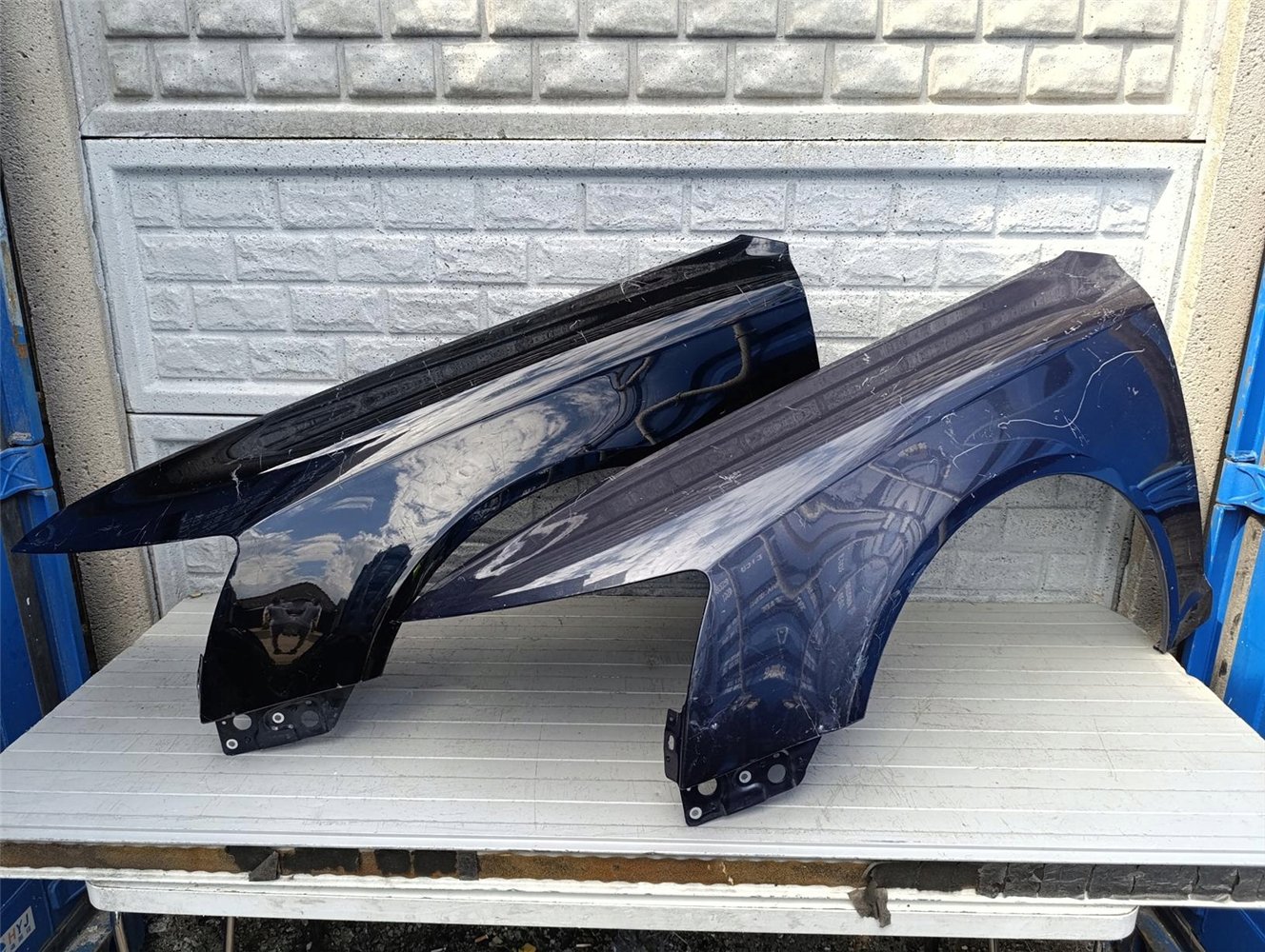 AUDI A6 C6 LIFT 4F0 08-11 BŁOTNIK PRZEDNI LEWY ORYGINAŁ (17578596358)